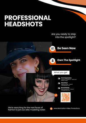 Professional Headshots by Manhattan Video Productions – Capture Your Best Look